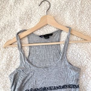 Armani Exchange || Long tank top with logo